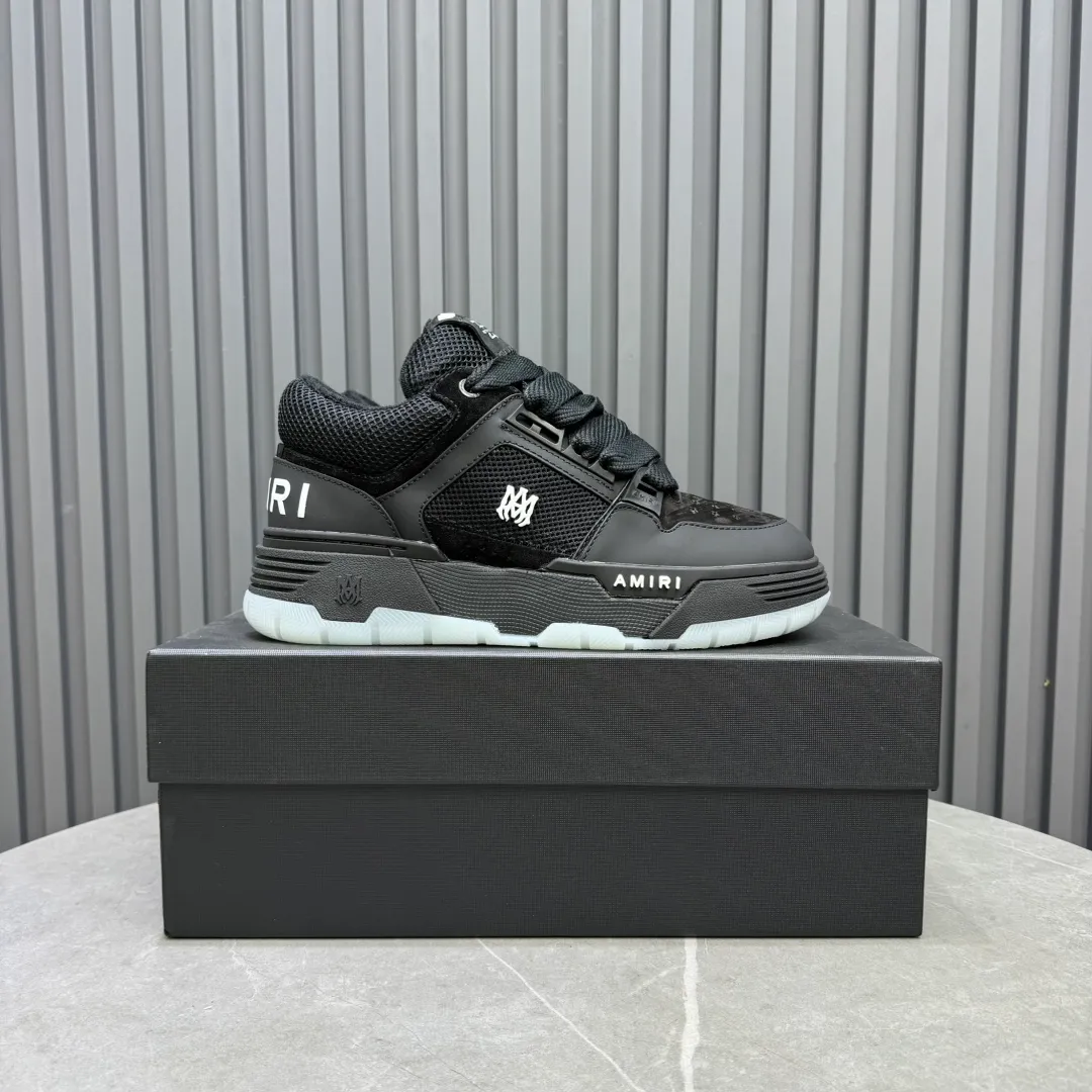 Men's shoes 💰660💰 AMIRI AMIRI trendy brand hot sale 🔥 Available all year round, couples 💑 Official website synchronization Imported fabrics 1⃣️ vs 1⃣️ replica, original factory special original sole, 35-45 (45. non-refundable)